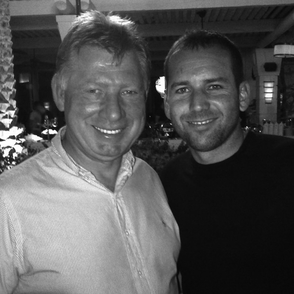Sergio Garcia with David Edwards